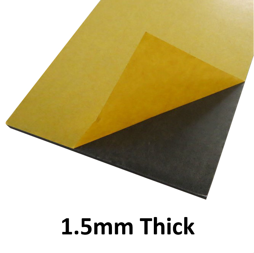 1.5mm Thick Neoprene Self Adhesive Backed Foam Sheeting
