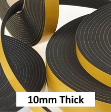 Load image into Gallery viewer, 10mm Thick Neoprene Self Adhesive Backed Foam Roll
