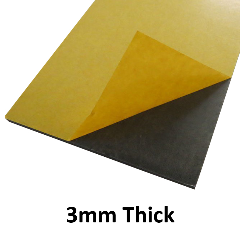 3mm Thick Neoprene Self Adhesive Backed Foam Sheeting
